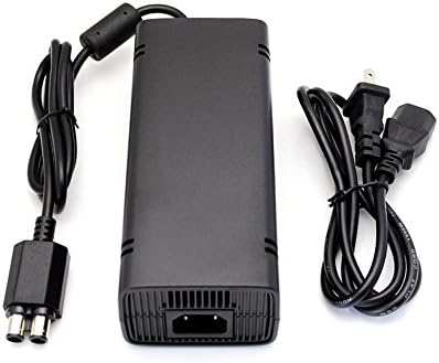 LiKe Replacement Xbox 360 Slim Power Supply Adapter Charger Auto Voltage Best Black