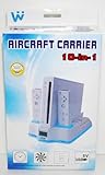 Wii 10 in 1 Vertical Charging Station Stand with Cooling Fan + Batteries