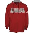 Alabama Crimson Tide Crimson Classic Twill Full Zip Hoody Sweatshirt