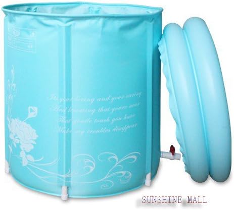 Folding Bathtub, Portable bathtub, Plastic bathtub ,Spa bathtub, Massage bathtub.Inflatable tub swimming pool 63 (70cm*70cm)