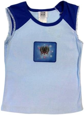 Blue Holographic Dog T Shirt (Size 7-8) - Dog T-Shirt