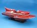 Ferrari Hydroplane Speedboat Wood Model Ship Boat Models Speed Boat Rc Remote Control Convertable