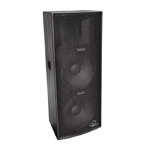 PylePro PPAD102 Dual 10-Inch Heavy Duty 3-Way Speaker Cabinet On Sale