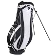 Voit Golf Black & White Stand Bag lightweight with Dual Shoulder Strap