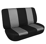 On Sale.... Univerisal 2pcs Bench Car Seat Cover Fb102 Gray/black R010
