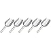 Scoops Tongs Stainless TOPINCN Sweet Scoops Ice Tongs Wedding Candy Buffet Bar Home Kitchen Outdoor Garden New Set (Tong)