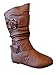 New Girls Kids Buckle Slouch Round Toe Midcalf Winter Shoes Boots