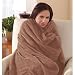 Sunbeam Twin Microplush SlumberRest Electric Heated Warming Blanket, Cocoa Brown