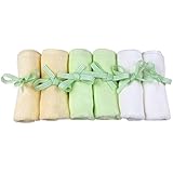 Le Petit Bamboo Baby Washcloths - Softest, Organic Bamboo Cloths Guaranteed Best Wipes Multicolor