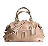 Coach Leather Ashley Duffle Convertiable Satchel Bag Purse 15447 Dune