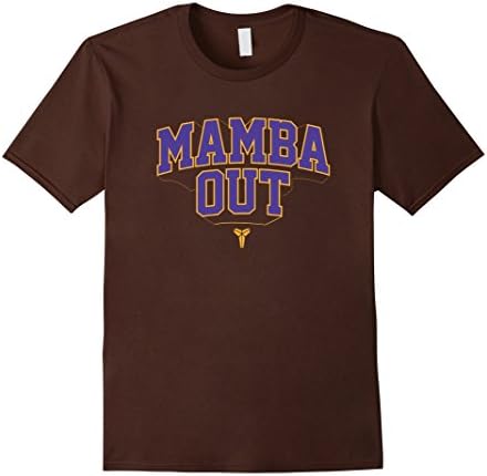 Men's Mamba Out Farewell Shirt - Farewell Mamba - Mamba Shirt XL Brown
