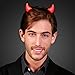 Red Light Up Devil Horns Headband