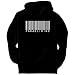 Paragliding BARCODE / BAR CODE Sports Mens Hoodie (Black, Sizes X-Small - XXX-Large)