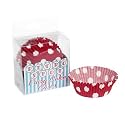 RETRO RED SPOTS FAIRY CUP CAKE CASES