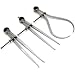 3 Inside Outside Divider Calipers Machinist Tool Set 8"