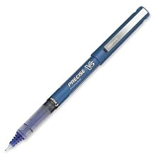 Pilot Precise V5 Stick Rolling Ball Pens, Extra Fine Point, Blue Ink, Dozen Box (35335)