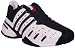 adidas Men's Barricade V Tennis Shoe,Black/Iron/Scarlet,10 M