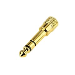 Hama Audio-Adapter (3,5-mm-Klinken-Kupplung, 6,3mm Klinken-Stecker) [Amazon Frustfreie Verpackung]