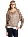 BCBGMAXAZRIA Women's Camille Dolman Cropped Top