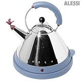 Alessi Blue Stainless Steel Cordless Electric Kettle