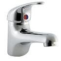 Bathroom Single Lever Chrome Mono Basin Sink Mixer Tap Including Pop up Waste - 5 Year Guarantee
