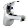 Bathroom Single Lever Chrome Mono Basin Sink Mixer Tap Including Pop up Waste - 5 Year Guarantee