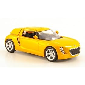 VW Eco Racer, met.-noire-jaune, 2005, Model Car, Miniature d�j� mont�e, Norev 1:43