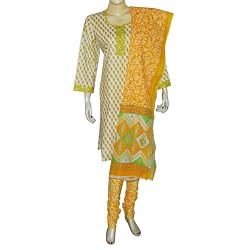 Salwar Kameez Suits Cotton Printed Embroidered Dress Size M (slk436)
