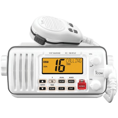 FIXEDMOUNT 25W VHF MARINE RADIO WITH CLASS D DSC (WHITE) (Catalog Category TWOWAY RADIOS