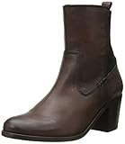 FRYE Women's Janis Gore Short Boot, Dark Brown, 6.5 M US