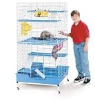 (Price/1)5 Level Deluxe Ferret Kingdom 32x32x61h (blue/wht)
