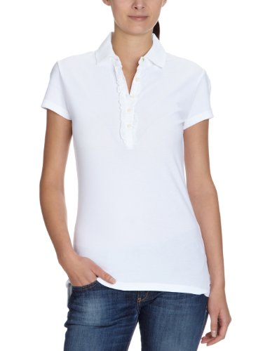 Tommy Hilfiger Damen JUSTINE POLO SS 1M87610857, Gr. XL (CLASSIC WHITE 100) Preisvergleich