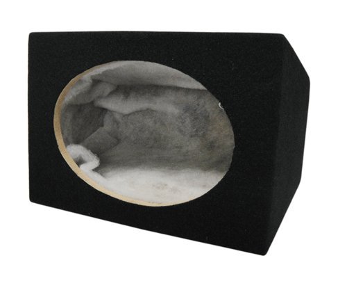 Absolute SW6X9 Individual Speaker Box (WEDGE) with speaker terminal ; Holds one 6 x 9 Speaker