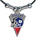 New York Giants Leather Cord Necklace