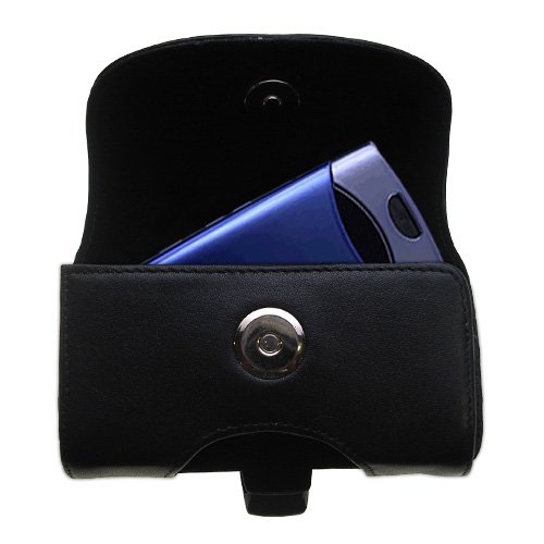 Horizontal Leather Case with Belt Clip/Loop for the Sanyo Katana LX