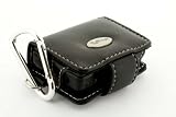 Tuff-Luv Soft Napa Leather Case For iRiver L-Player In Black