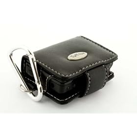 Tuff-Luv Soft Napa Leather Case For iRiver L-Player In Black