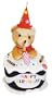 Pink Bear on Birthday Cake (animated 8-inch plush)