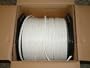 1000 FT White Reel Siamese RG6 Solid copper 18 gauge coaxial CCTV Cable with two Solid copper 22 gauge power line security / Alarm Cable