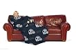 Carolina Panthers NFL Comfy Throw Blanket with Sleeves - 46x71