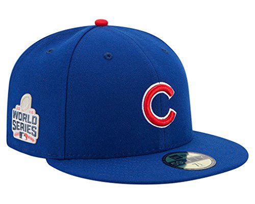 Chicago Cubs New Era 2016 National League Champions World Series Patch 59FIFTY Fitted Hat - Royal (7 3/4)