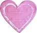 LA Rug Pink Heart Rug 35"x39"