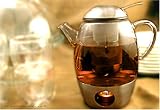 Glass Teapot with Tea Light Warmer