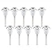Malibu Outdoor One-Light Solar-Powered Lights, Stainless Steel, 10-Pack #LZ512SS10