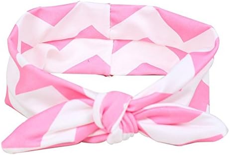 GUANGRUIDA Baby Girl Newest Turban Headband Head Wrap Knotted Hair Band 5 pcak