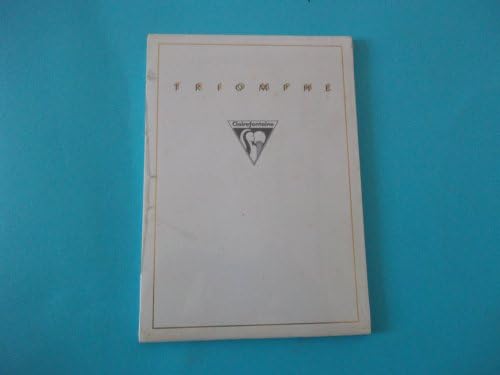 Clairefontaine Ref 6/120 Triomphe Correspondence Writing Paper Unruled 148 x 210 Velin Blanc / White 90 g Uni / Plain