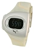 Image of Puma Speed White Rubber Strap with LCD Dial Watch