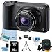 Sony Cyber-shot DSC-H90 16.1 MP Digital Camera with 16x Optical Zoom and 3.0-inch LCD (Black) BUNDLE with Sony 16GB Card, Spare Battery, Card Reader, Case, Mini Tripod, LCD Screen Protectors, Lens Cleaning Kit, Microfiber Cleaning Cloth