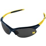 Michigan Wolverines Navy Blue-Maize Team Logo Sunglasses