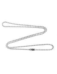 2mm Fine Sterling Silver Ball Chain Necklace